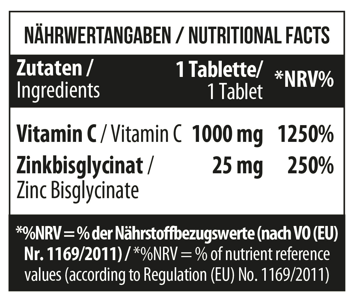 MST - Vitamin C 1000 + Zinc 100 Pillen